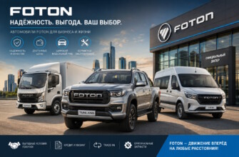 Автомобили FOTON в России: надёжность, современные технологии и выгодные условия покупки