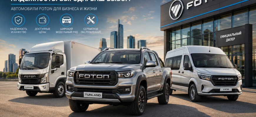 Автомобили FOTON в России: надёжность, современные технологии и выгодные условия покупки